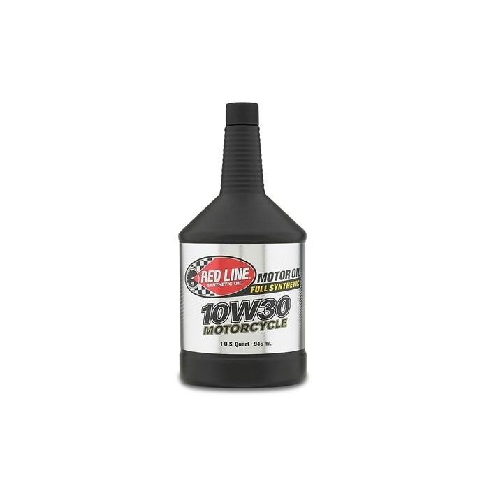 Red Line REDL42304 Aceite para Motocicleta 4T 10W30 Totalmente Sintético 946 mL JASO MA/MA2 API SJ/SG/SH