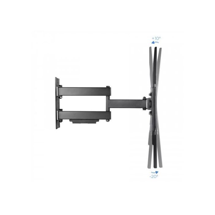 TooQ LP6070TN-B Soporte de Pared Orientable/Inclinable para TV 37-70" hasta 50kg VESA 200x200-600x400 Negro Compatible Curvas 1 TooQ LP6070TN-B Soporte de Pared Orientable/Inclinable para TV 37-70" hasta 50kg VESA 200x200-600x400 Negro Compatible Curvas 1