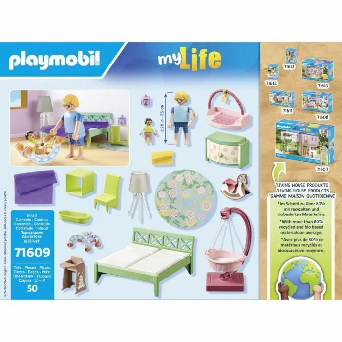 PLAYMOBIL - 71609 - Dormitorio de los padres 2