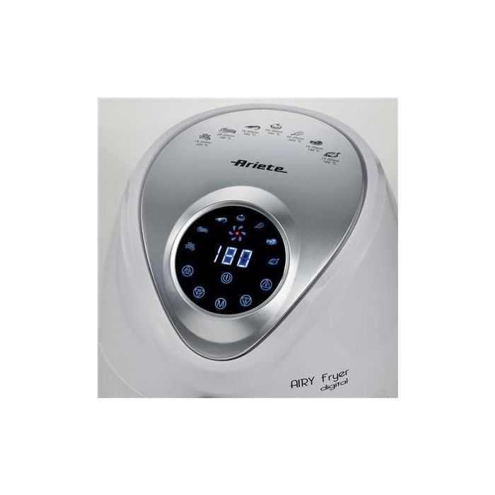 Ariete Freidora de Aire 4616/03 Blanca con Pantalla LCD Táctil, Cocina Saludable con Menos Grasa 4 Ariete Freidora de Aire 4616/03 Blanca con Pantalla LCD Táctil, Cocina Saludable con Menos Grasa 4
