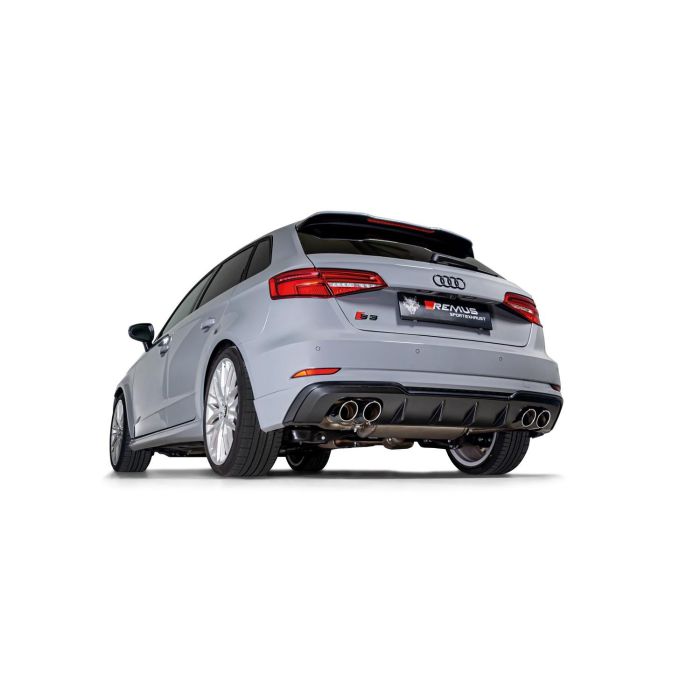 Remus REM0469131500 Escape Deportivo Dúplex Audi S3 8V Sportback quattro GPF con 2 Válvulas Homologación CE