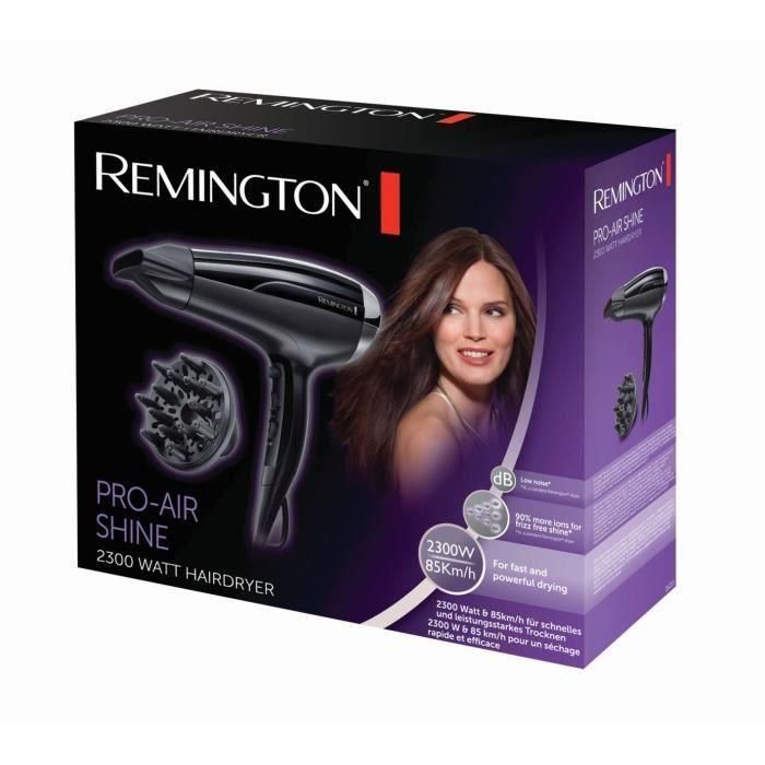 Secador Remington Pro-Air Shine 2300W/ Iónico/ Negro 2