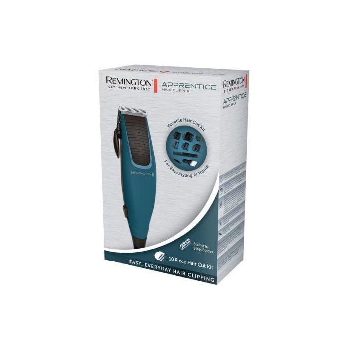 Remington HC5020 Cortapelos Apprentice con Cable, Cuchillas Autoafilables de Acero, 5 Peines Guía (3-18 mm), Kit 10 Accesorios 3 Remington HC5020 Cortapelos Apprentice con Cable, Cuchillas Autoafilables de Acero, 5 Peines Guía (3-18 mm), Kit 10 Accesorios 3
