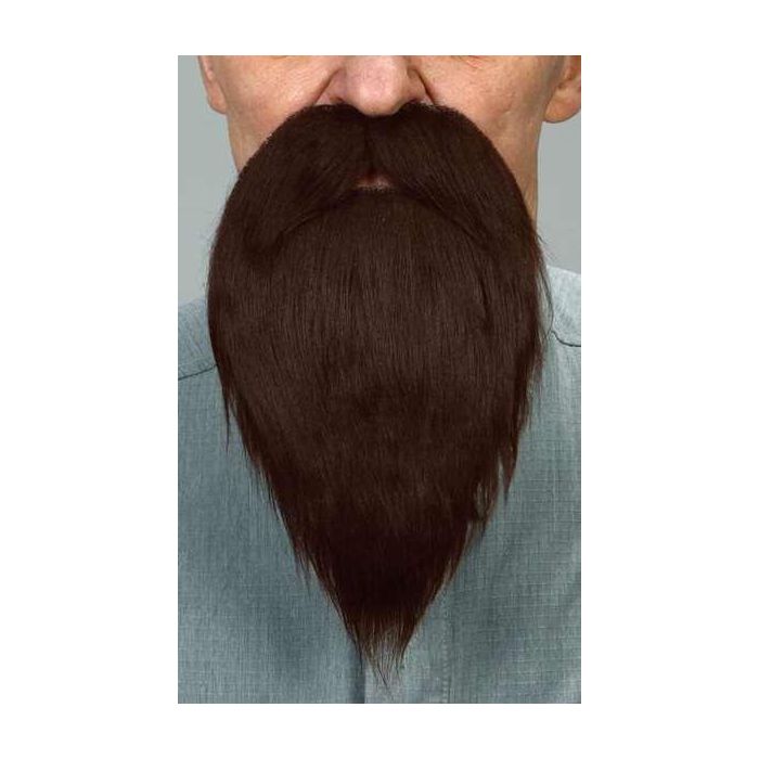 My Other Me Barba y Bigote Moreno Adulto - Talla Única, Accesorio de Disfraz