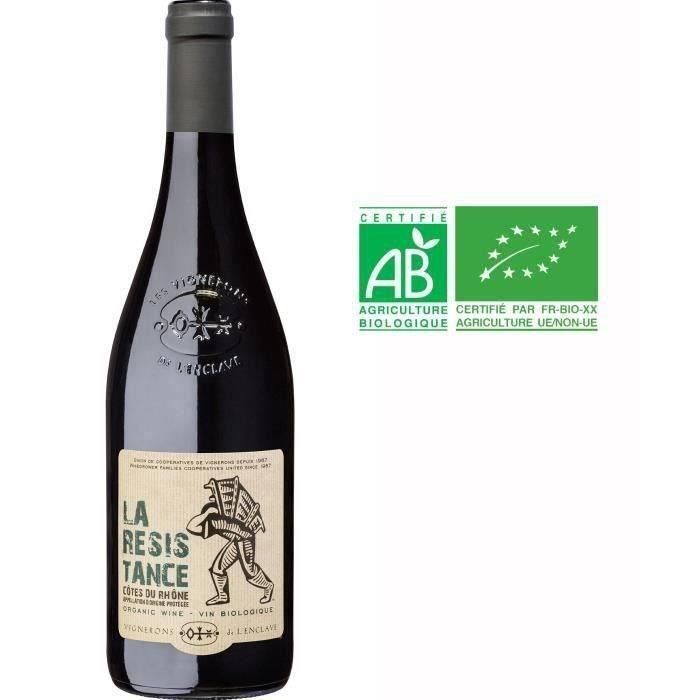 BIB 3L La Résistance Vignerons de l'Enclave Côtes du Rhône - Vino rosado del Valle del Ródano - Ecológico 2