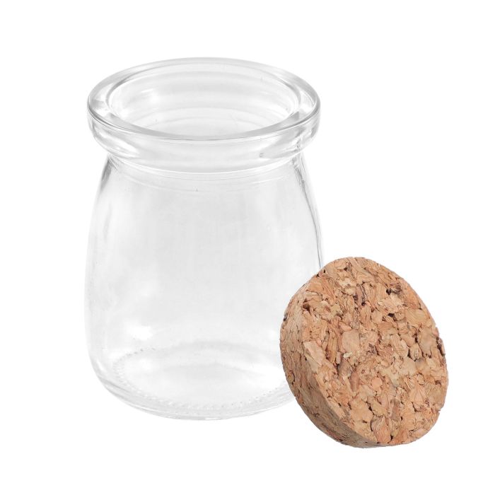 Tarrito de vidrio con tapón de corcho 100 ml - La Mediterranea (36 Unidades) 9 Tarrito de vidrio con tapón de corcho 100 ml - La Mediterranea (36 Unidades) 9