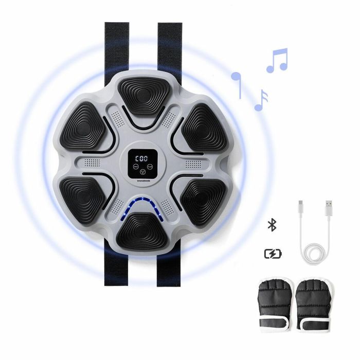 Máquina de Boxeo Musical Recargable Beatfist InnovaGoods 4 Máquina de Boxeo Musical Recargable Beatfist InnovaGoods 4