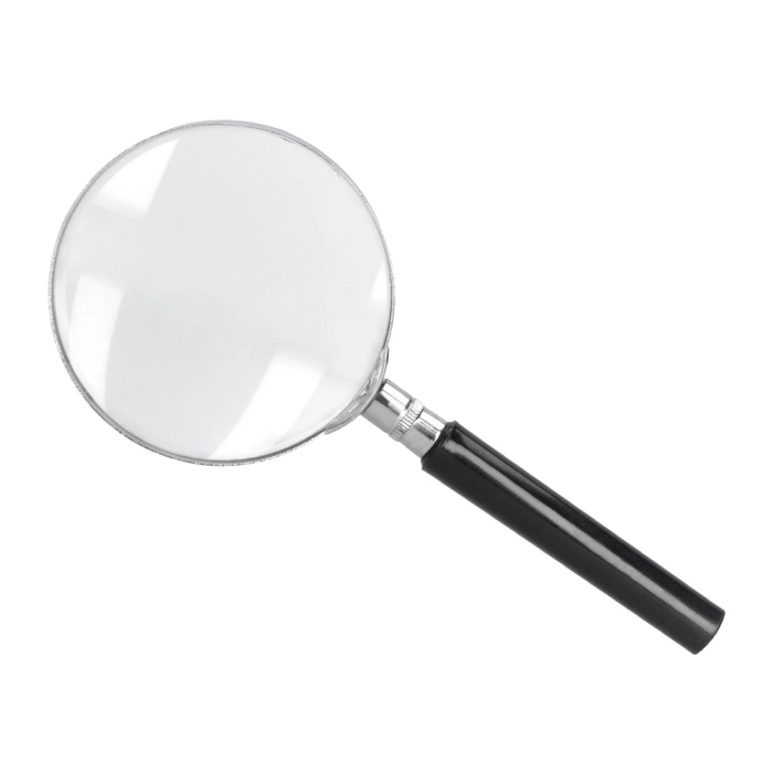 Q-connect Lupa Cristal Aro Metálico Mango Plástico Negro 75 mm 3 Aumentos 1 Q-connect Lupa Cristal Aro Metálico Mango Plástico Negro 75 mm 3 Aumentos 1