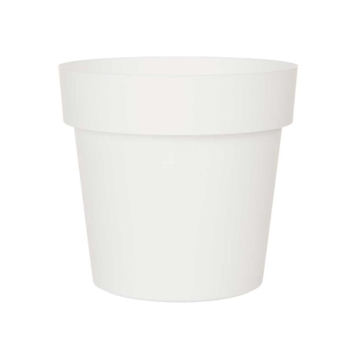 Maceta de plástico blanca Ibergarden 18 cm diámetro (12 Unidades) 1 Maceta de plástico blanca Ibergarden 18 cm diámetro (12 Unidades) 1