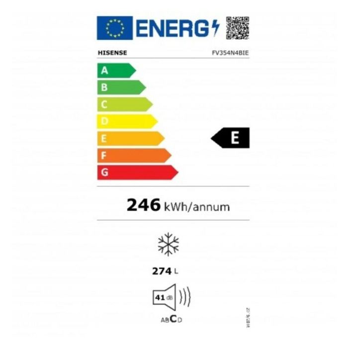 Congelador Hisense 20002746 Acero (185 x 59,5 cm) 1