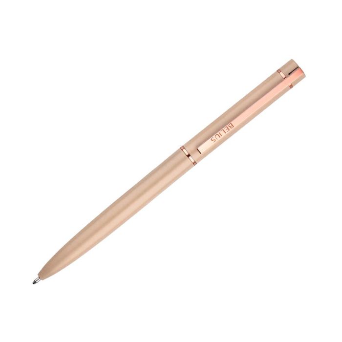 Boligrafo Belius Rose Aluminio Color Beige Claro Oro Rosa Tinta Azul Caja De Diseño 4 Boligrafo Belius Rose Aluminio Color Beige Claro Oro Rosa Tinta Azul Caja De Diseño 4