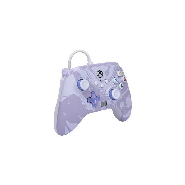 Power A Mando con Cable Mejorado XBGP0001-01 para Xbox Series X/S Remolino Lavanda, Diseño Ergonómico, Botones Asignables, Funciona con Xbox One y Windows 10/11 7