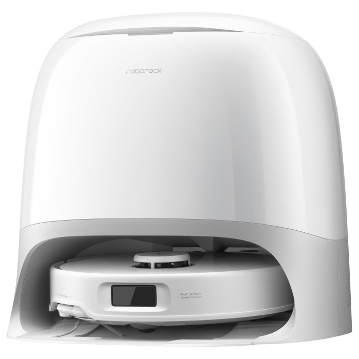 Roborock Qrevo Curv 5A1 Robot Aspirador y Fregador con Estación Base Multifunción Sin Bolsa, Color Negro y Blanco Roborock Qrevo Curv 5A1 Robot Aspirador y Fregador con Estación Base Multifunción Sin Bolsa, Color Negro y Blanco