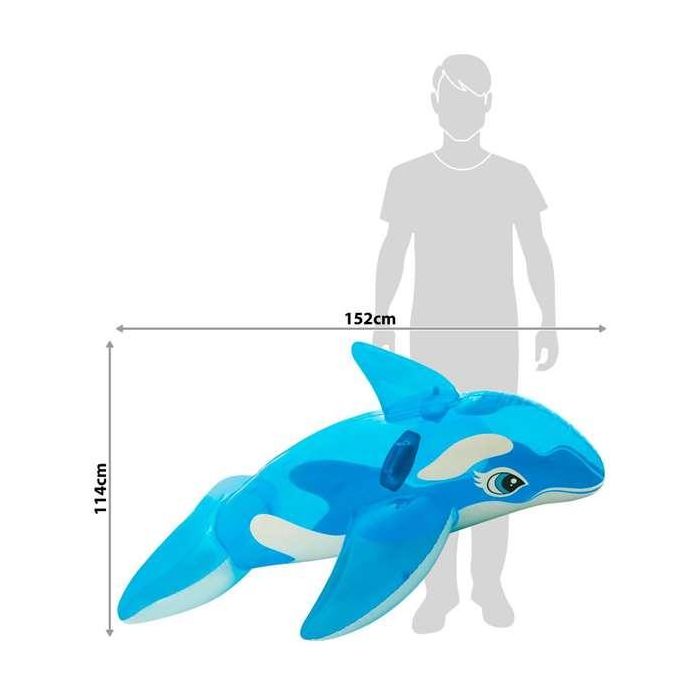 Figura hinchable ballena 152x114 cm (+ 3 años) 1 Figura hinchable ballena 152x114 cm (+ 3 años) 1