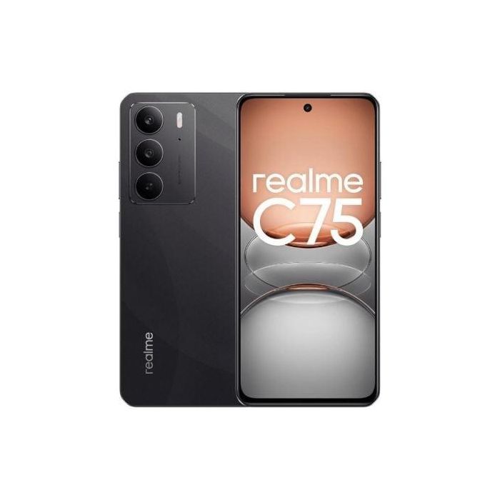 Realme C75 8-128 BK Smartphone 8GB RAM 128GB Almacenamiento, Pantalla 6.72" FHD+ 90Hz, Cámara 50MP, IP69, Batería 5828mAh, Negro