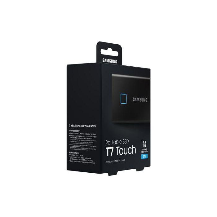 Samsung Portable SSD T7 Touch USB 3.2, NVMe, 2TB 15 Samsung Portable SSD T7 Touch USB 3.2, NVMe, 2TB 15