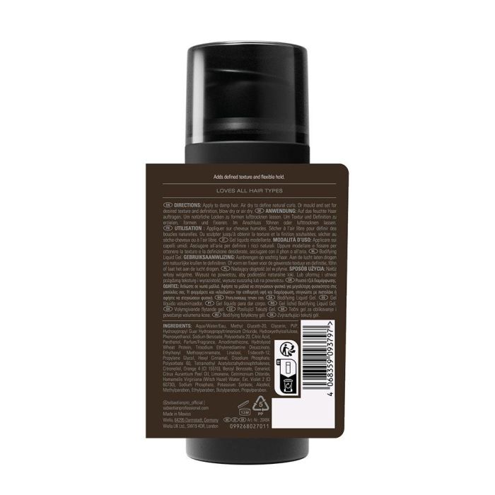 Sebastian Professionals Gel Texturizador Definidor para Cabello Rizado o Liso, Aporta Textura y Definición, 145 ml