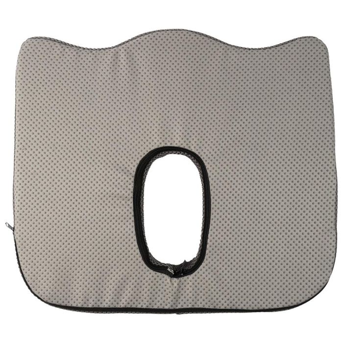 Sensly Cojín Corrección Postura Coxis, Ideal para Enderezar Espalda, con Memoria, Antideslizante, Lavable, 42x37x9 cm 3