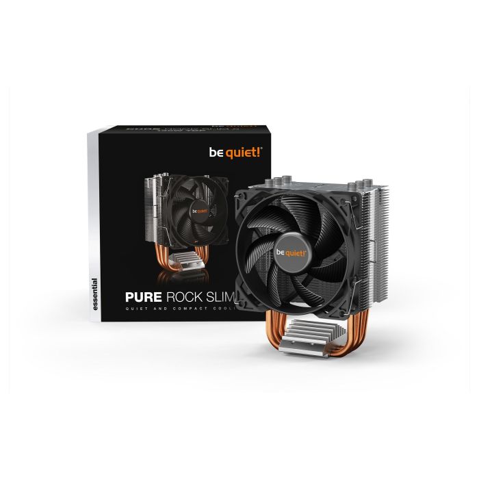 be quiet! Pure Rock Slim 2 Enfriador CPU para Procesador, Compatible con FMx, AM3/4/5, 115x, 1200, 1700, TDP 130W 4