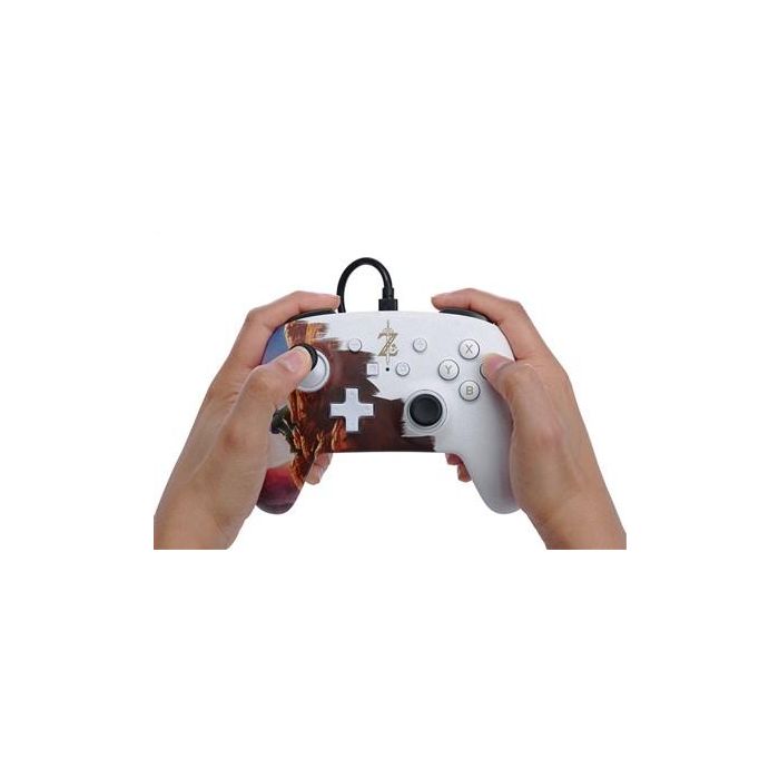 Power A NSGP0031-01 Mando con Cable Mejorado para Nintendo Switch, Compatible con Switch OLED y Switch, Botones Asignables, Cable USB-C de 3m 8