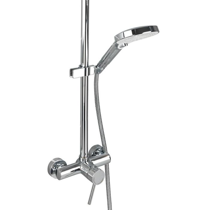 Wenko Soporte Ajustable de Cabezal de Ducha para Barras Ø 19-25mm de Metal y Acero Inoxidable 3