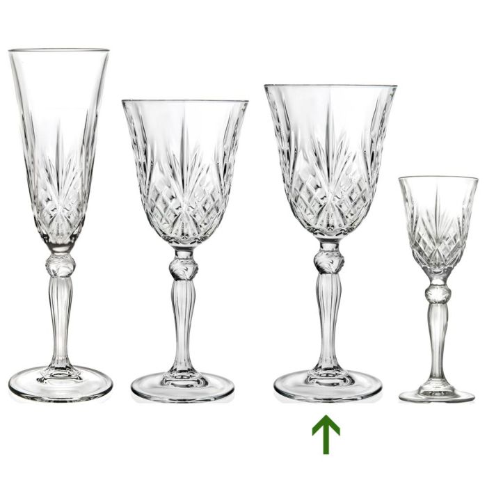 Rcr Cristalleria IT Copa Melodia 270 Ml Cristal Eco-glass (6 Unidades) Medidas: d.87 mm; h.202 mm 4