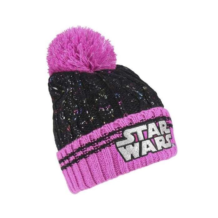 Cerdá Gorro de Invierno para Niños Tricot con Pompón de Star Wars Color Negro, Fabricado en Acrílico, Ideal para Edades de 3 a 12 años 1 Cerdá Gorro de Invierno para Niños Tricot con Pompón de Star Wars Color Negro, Fabricado en Acrílico, Ideal para Edades de 3 a 12 años 1