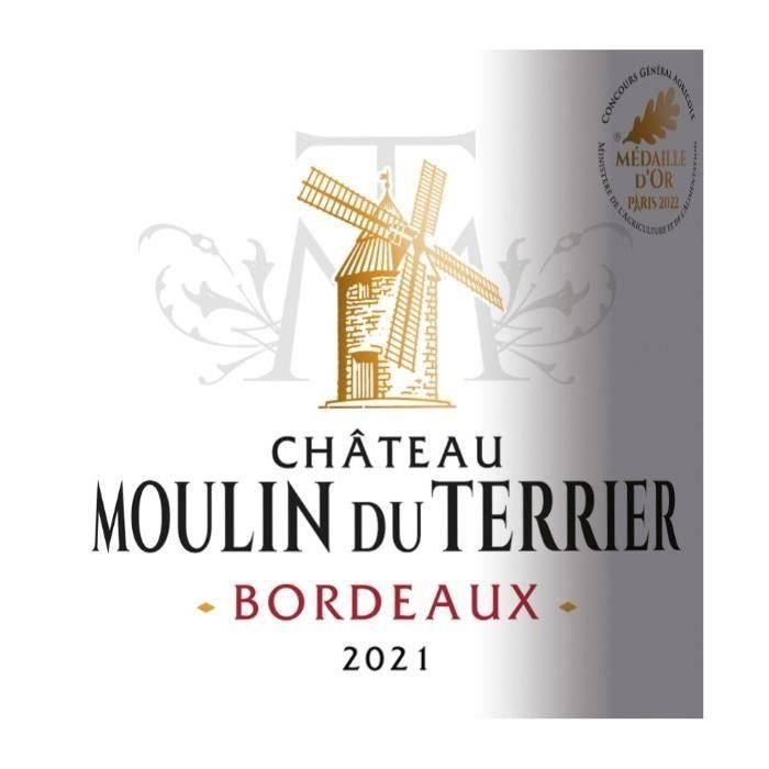 Château Moulin du Terrier 2021 Burdeos - Vino tinto Burdeos 1