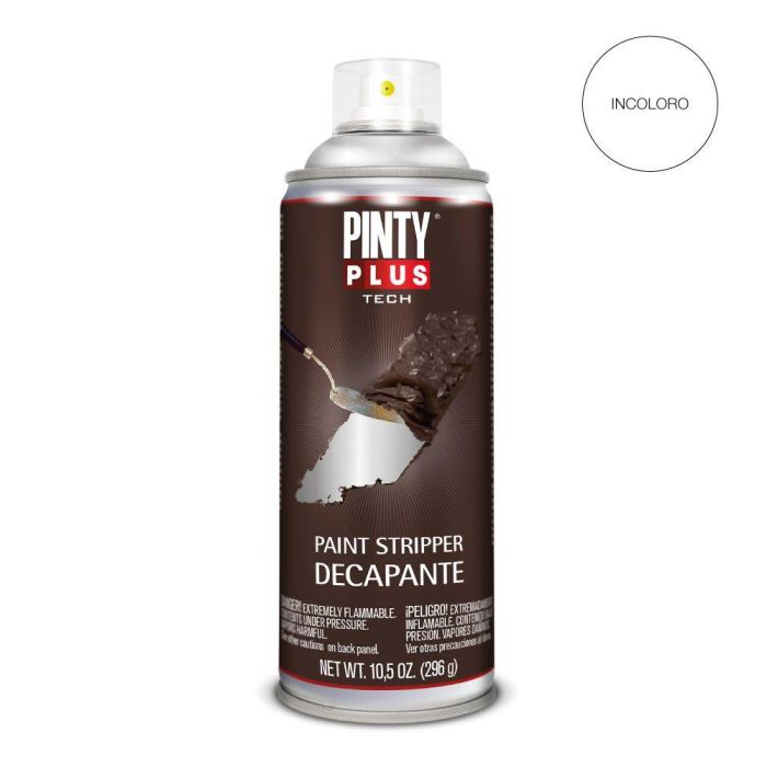 Pinty Plus Spray Decapante Transparente 520cc 296g Quitapinturas Superactivo Baja Toxicidad Eliminable Con Agua Pinty Plus Spray Decapante Transparente 520cc 296g Quitapinturas Superactivo Baja Toxicidad Eliminable Con Agua