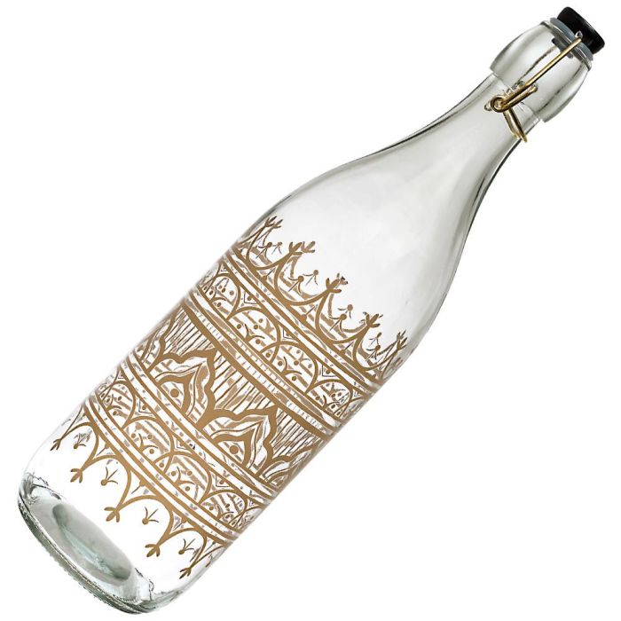 Home Deco Factory Botella Vidrio 1 L Colección Mirage 4