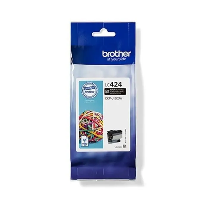 BROTHER tinta negra para DCPJ1200W LC424BK 2 BROTHER tinta negra para DCPJ1200W LC424BK 2