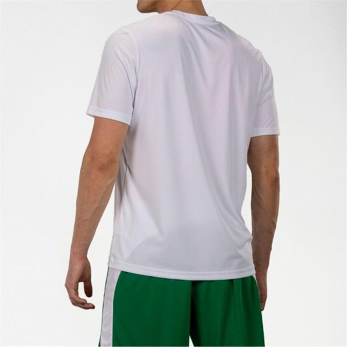 Camiseta Deportiva de Manga Corta Joma Sport Combi Blanco Camiseta Deportiva de Manga Corta Joma Sport Combi Blanco