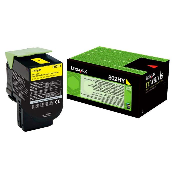 Toner Laser Lexmark 80C2Hye Amarillo 3000 Paginas 3