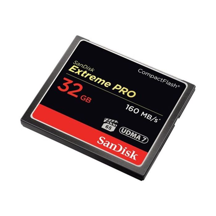 Sandisk Extreme Pro Tarjeta de Memoria CompactFlash 32GB Tipo I 160MB/s Lectura 150MB/s Escritura UDMA 7 VPG-65 Profesional 2 Sandisk Extreme Pro Tarjeta de Memoria CompactFlash 32GB Tipo I 160MB/s Lectura 150MB/s Escritura UDMA 7 VPG-65 Profesional 2