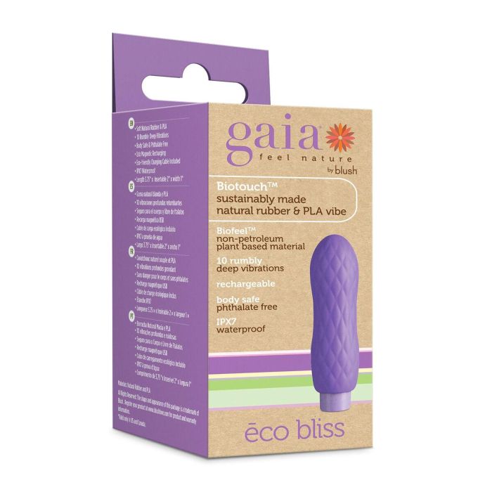 Bala Vibradora Blush Gaia Eco Bliss Morado 1 Bala Vibradora Blush Gaia Eco Bliss Morado 1