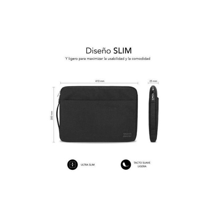 SUBBLIM Maletin Urban Laptop Sleeve para Portátiles hasta 15.6" Negra 2 SUBBLIM Maletin Urban Laptop Sleeve para Portátiles hasta 15.6" Negra 2