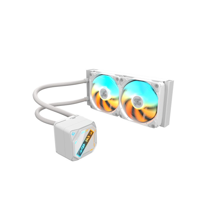 Gigabyte Refrigeración Líquida 240 ICE para CPU - Ventiladores 2x120mm ARGB, Compatible con Intel LGA 1851 y AMD AM5 1