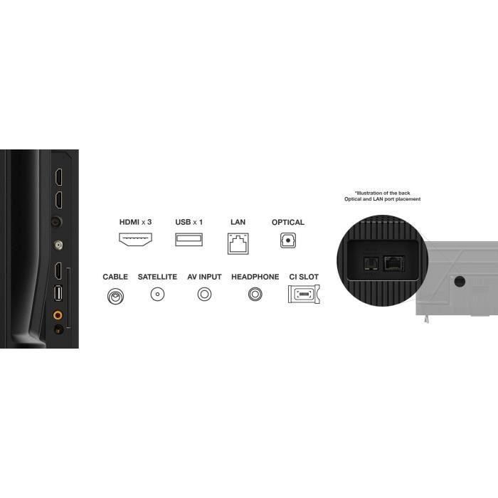 TCL 43PF650 - Televisor LED 43" (108 cm) - 4K UHD 3840x2160 - HDR10 - Smart TV - 3xHDMI 2.1 - WiFi 5 TCL 43PF650 - Televisor LED 43" (108 cm) - 4K UHD 3840x2160 - HDR10 - Smart TV - 3xHDMI 2.1 - WiFi 5