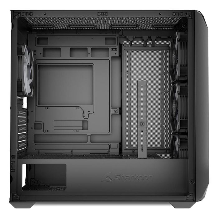 Sharkoon MK3 RGB Micro Torre Negro con Panel Frontal Permeable y Ventiladores RGB