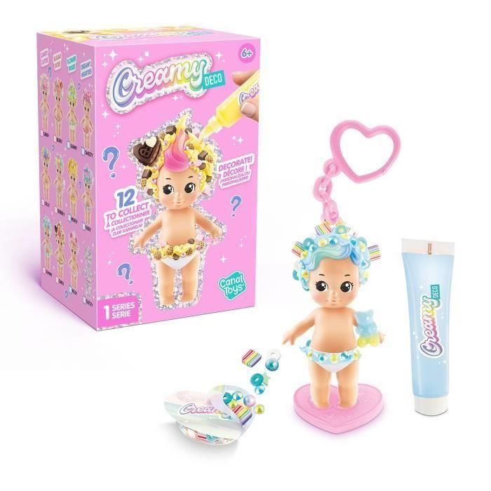 Canal Toys - Creamy Deco - Bebé 1 pack aleatorio para personalizar - Modelo aleatorio 0 Canal Toys - Creamy Deco - Bebé 1 pack aleatorio para personalizar - Modelo aleatorio 0