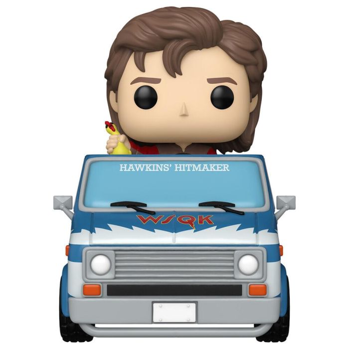 Figura POP Rides Deluxe Stranger Things 5 Steve with the Squawk Van 1