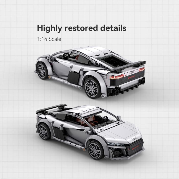 Audi R8 Coupé 1:14 536 Pzas C57012W Cada 5 Audi R8 Coupé 1:14 536 Pzas C57012W Cada 5