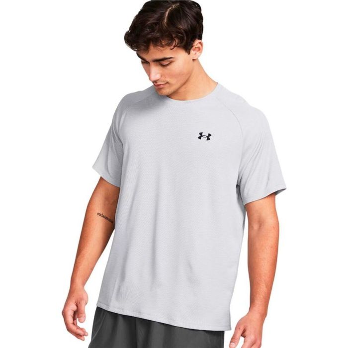 Camiseta de Manga Corta Hombre Under Armour Tech Textured Blanco 11-12 Años 2 Camiseta de Manga Corta Hombre Under Armour Tech Textured Blanco 11-12 Años 2