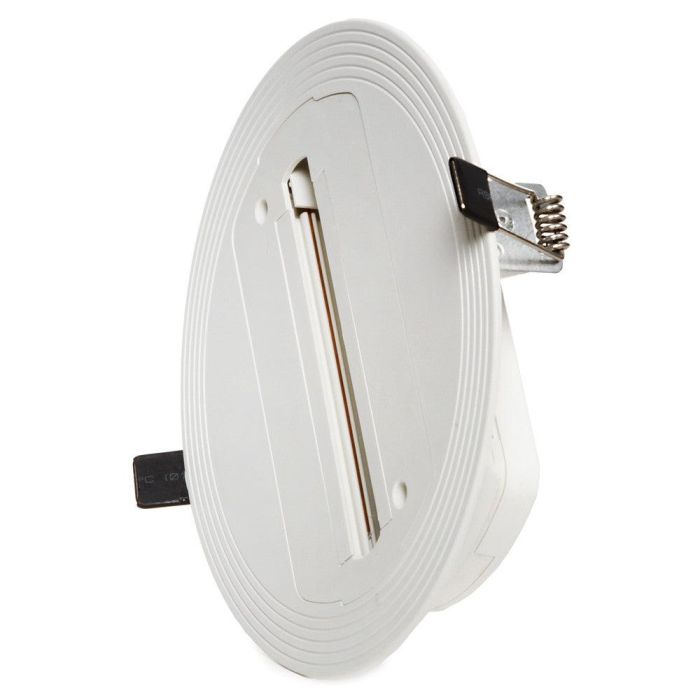 Base Empotrable de Carril Monofásico Blanco para Focos de Carril LED 0 Base Empotrable de Carril Monofásico Blanco para Focos de Carril LED 0