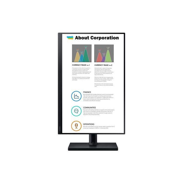 Samsung Monitor 24" IPS WUXGA (1920x1200) 16:10, 5ms, 75Hz, DVI DP HDMI USB 15