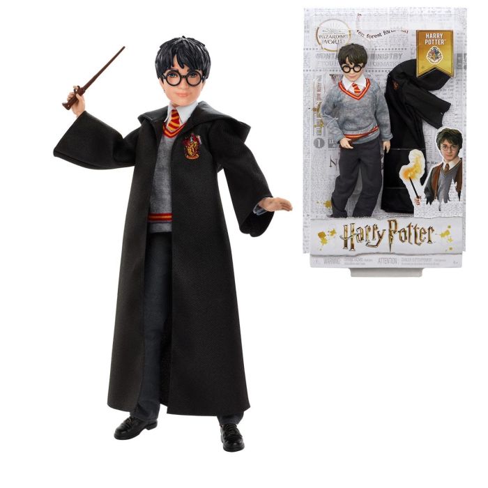 Mattel Harry Potter FYM50 Muñeco con Varita Mágica y Uniforme de Hogwarts, 11 Puntos de Articulación, Edad Recomendada +6 Años 0 Mattel Harry Potter FYM50 Muñeco con Varita Mágica y Uniforme de Hogwarts, 11 Puntos de Articulación, Edad Recomendada +6 Años 0