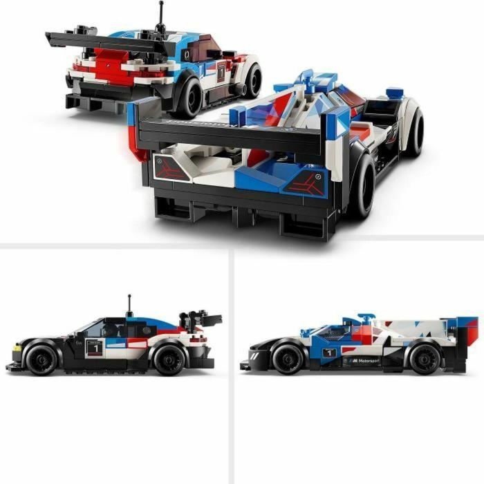 LEGO Speed Champions 76922 Coches de Carreras BMW M4 GT3 y BMW M Hybrid V8, Idea de Regalo 4