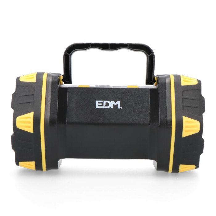 Edm Linterna de mano led recargable 3 puntos de luz, 17h autonomía, cuerpo de goma, asa rotativa 180°, incluye función power bank 3 Edm Linterna de mano led recargable 3 puntos de luz, 17h autonomía, cuerpo de goma, asa rotativa 180°, incluye función power bank 3