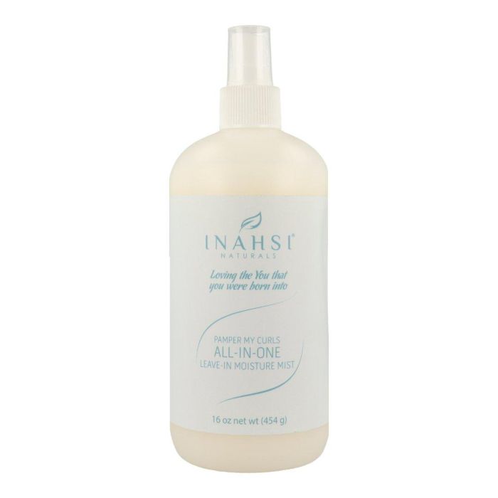 Inahsi Crema hidratante sin enjuague Pamper My Curls All In One Leave In Moisture Mist para cabellos con rizos y ondas 454 gr