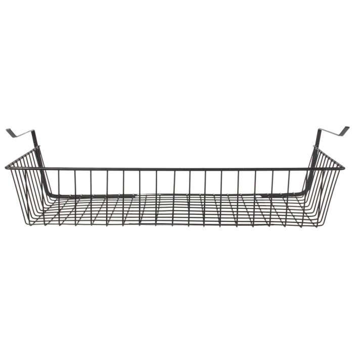 Cesta colgante de metal negro 4